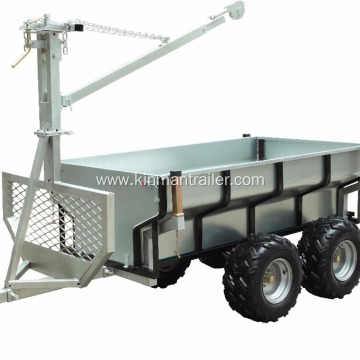 ATV Timber Trailer With Crane For Sale